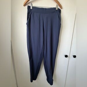 Athleta Navy Jogger Pants Size 8 | Cozy Travel & Lounge